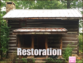 Historic Log Cabin Restoration  Sapphire, North Carolina